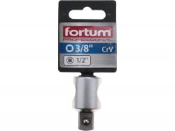 adapter hosszabbító szárhoz, 61CrV5; külső  befogás: 1/2", 3/8" belső lyukkal FORTUM