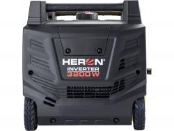 Heron, benzinmotoros áramfejlesztő, kézi indítás, 3,0 kVA, 230V, 1 fázisú, inverteres