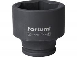 gépi (impakt) dugófej 3/4", 65mm, L 80 mm, feketített, FORTUM