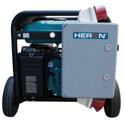 HERON 421 GREY +; háromfázisú hálózatba köthető 1 fázisú; 6,8 kVA-es vészhelyzeti áramfejlesztő, kommunikációs egységgel