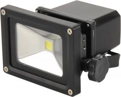 hordozható LED lámpa (reflektor), 10W, 800 lm; IP65, Li-ion akkus tölthető