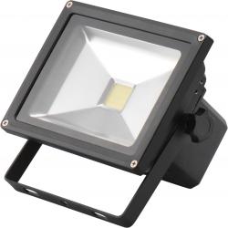 hordozható LED lámpa (reflektor), 10/20W; 1400 Lm, IP65, Li-ion akkus, 4400 mAh, tölthető: 230V és 12V is, 1,5kg