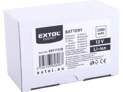 tartalék akku, 12V, Li-ion, 2000mAh, a 8891152 géphez