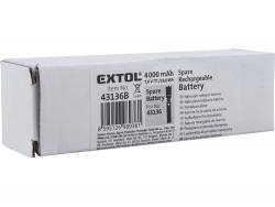 tartalék akku 7,4 V Li-ion, 43136 lámpához; 4000mAh