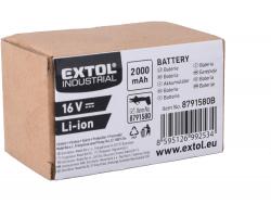 tartalék akku Li-ion, 16V, 2000 mAh a 8791580 géphez