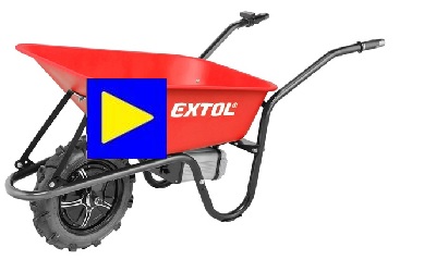 8891590 Extol® Premium akkus talicska videó